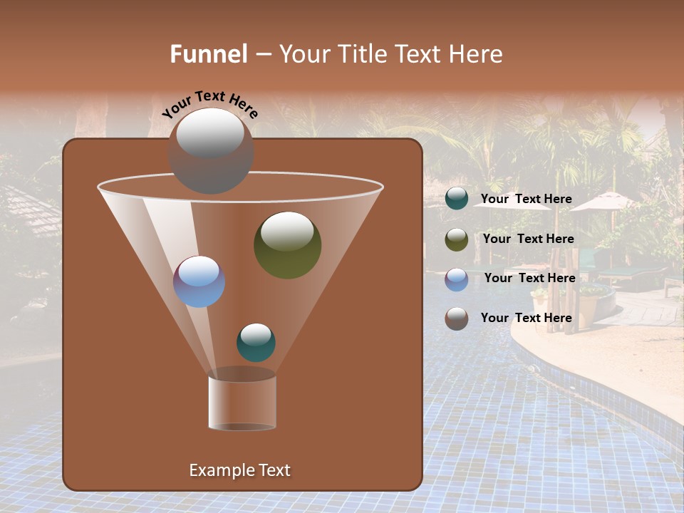 Deckchair Paradise Lifestyle PowerPoint Template