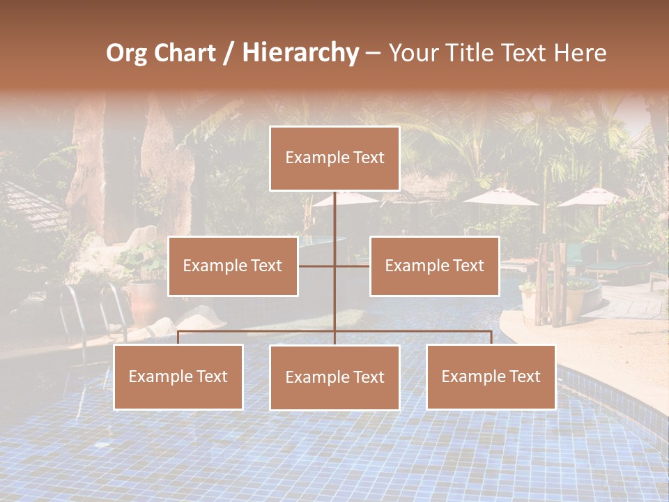 Deckchair Paradise Lifestyle PowerPoint Template