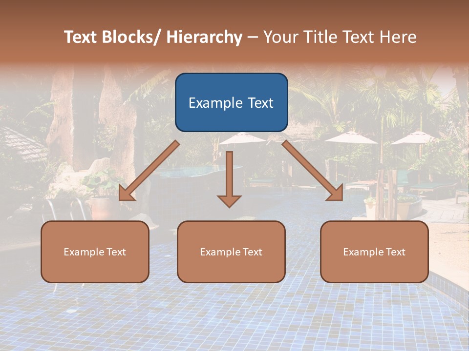 Deckchair Paradise Lifestyle PowerPoint Template