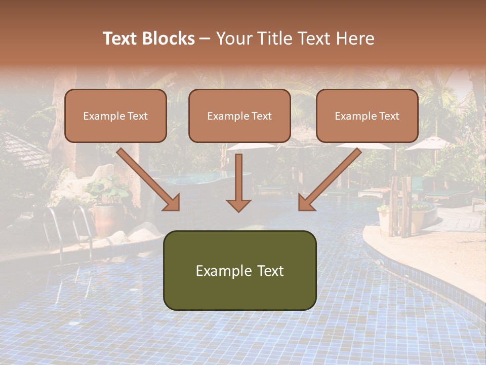 Deckchair Paradise Lifestyle PowerPoint Template