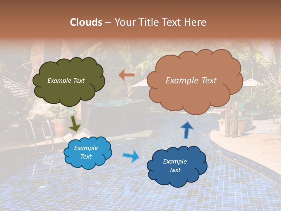 Deckchair Paradise Lifestyle PowerPoint Template