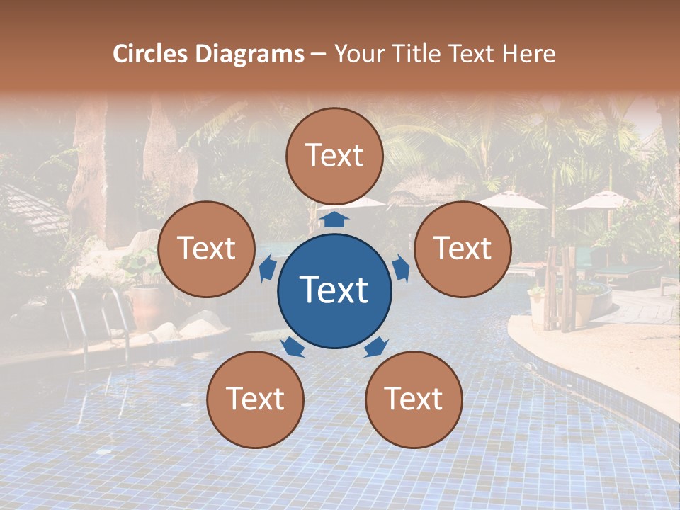 Deckchair Paradise Lifestyle PowerPoint Template