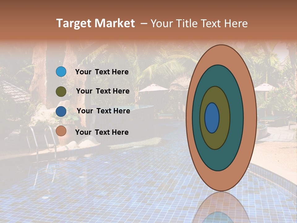 Deckchair Paradise Lifestyle PowerPoint Template