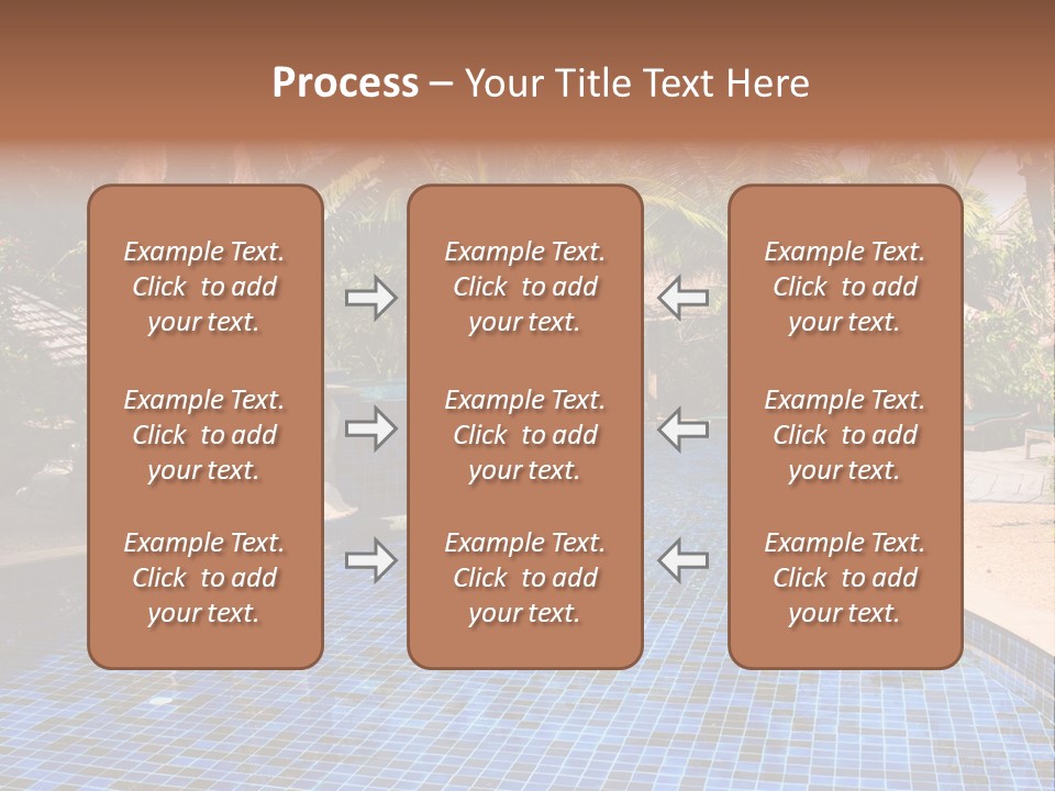 Deckchair Paradise Lifestyle PowerPoint Template