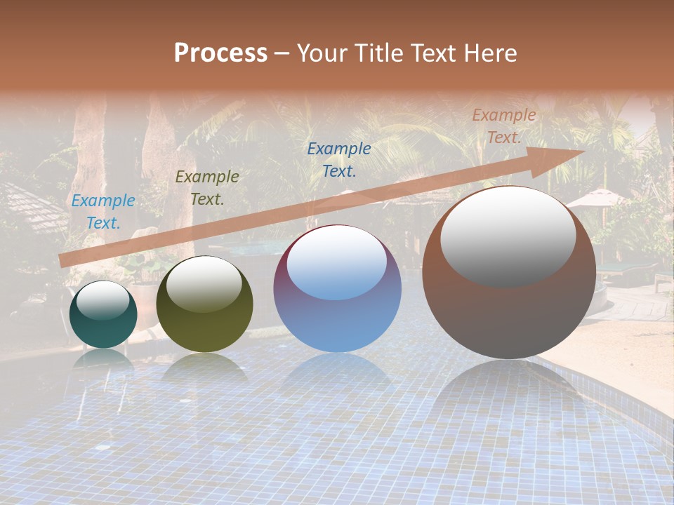 Deckchair Paradise Lifestyle PowerPoint Template