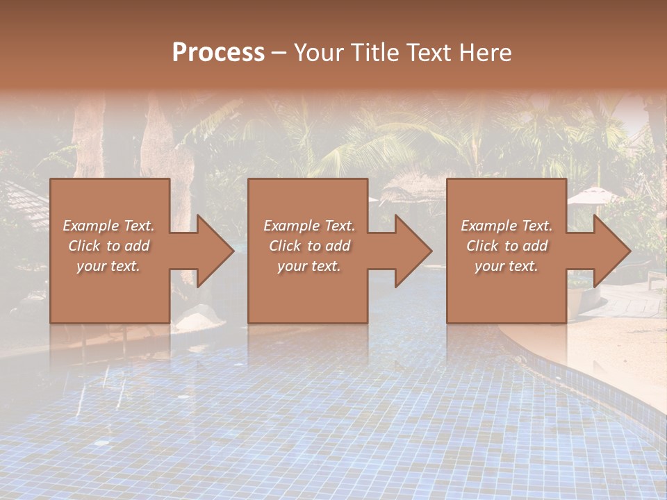 Deckchair Paradise Lifestyle PowerPoint Template