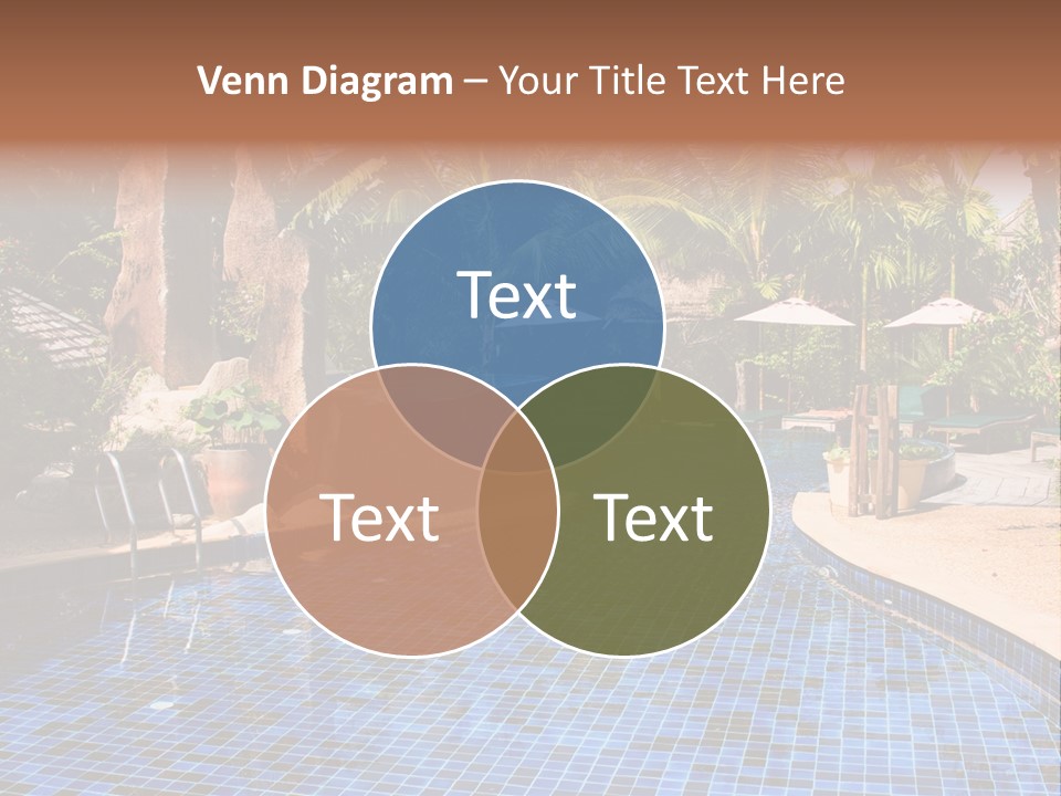 Deckchair Paradise Lifestyle PowerPoint Template