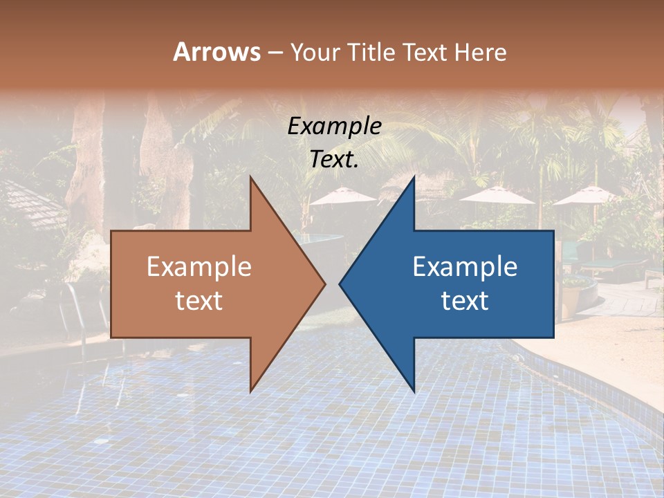 Deckchair Paradise Lifestyle PowerPoint Template