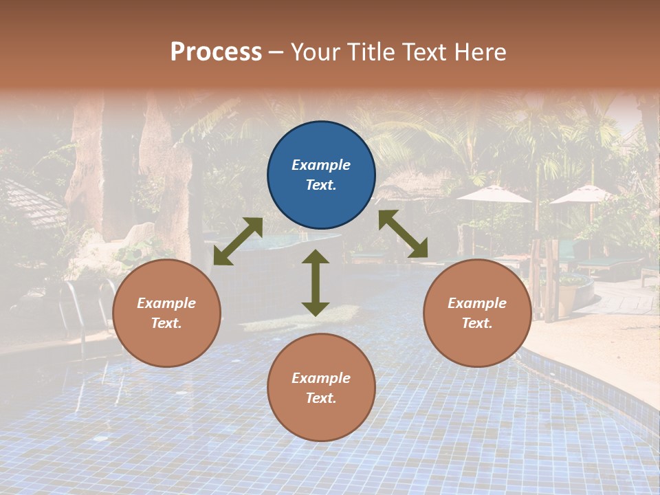 Deckchair Paradise Lifestyle PowerPoint Template