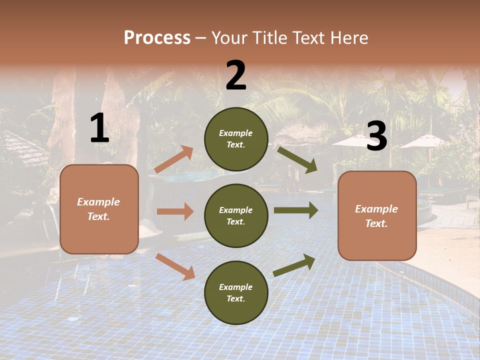 Deckchair Paradise Lifestyle PowerPoint Template