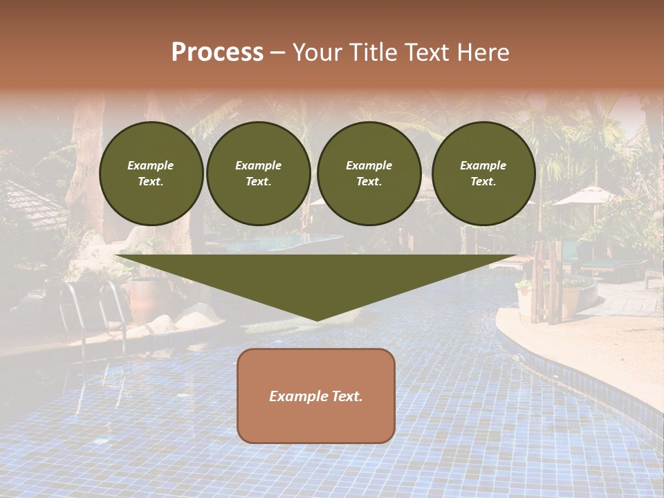 Deckchair Paradise Lifestyle PowerPoint Template