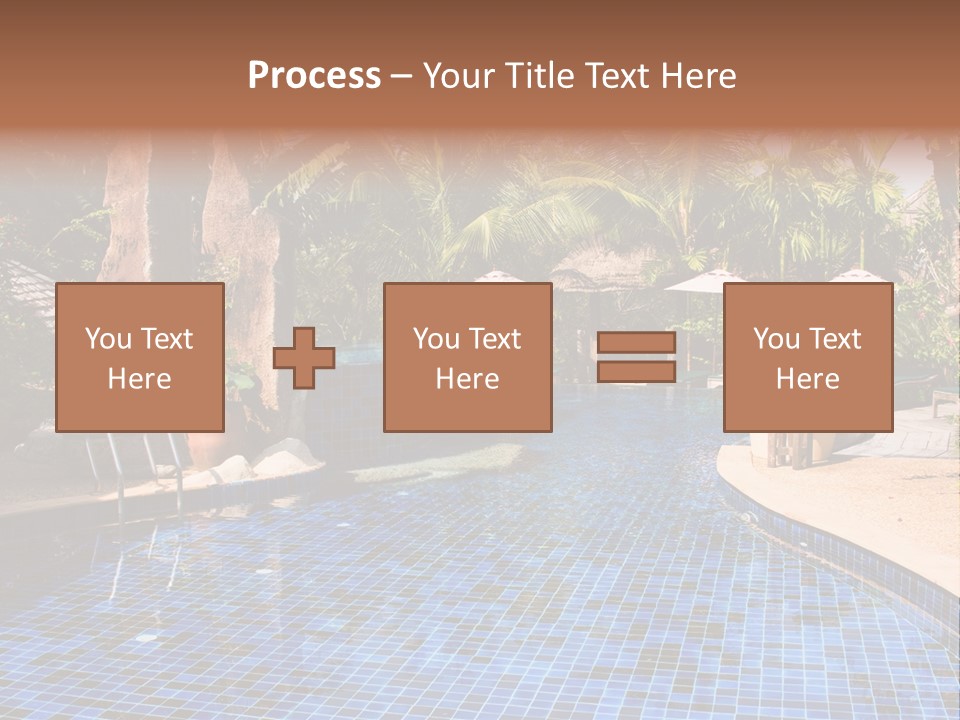 Deckchair Paradise Lifestyle PowerPoint Template