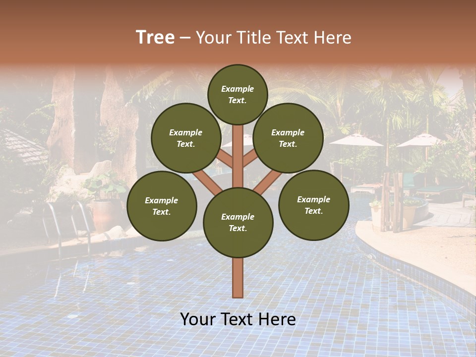 Deckchair Paradise Lifestyle PowerPoint Template