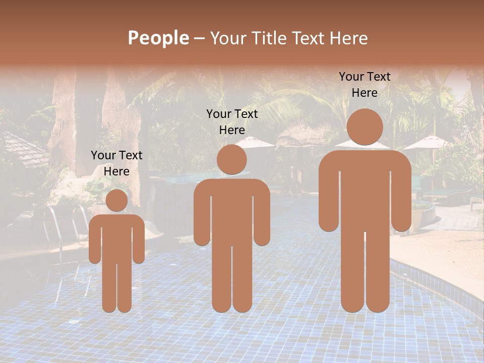 Deckchair Paradise Lifestyle PowerPoint Template