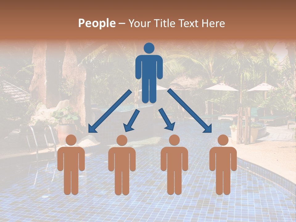 Deckchair Paradise Lifestyle PowerPoint Template