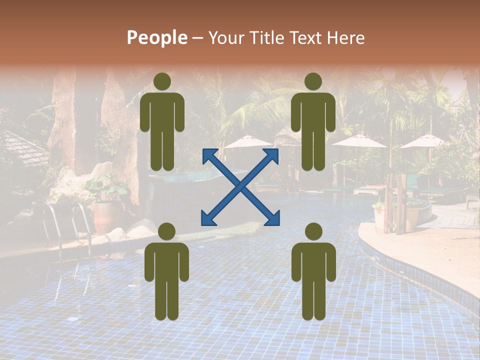 Deckchair Paradise Lifestyle PowerPoint Template