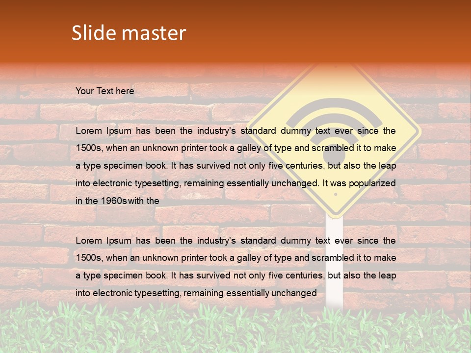 Icon Display Internet PowerPoint Template