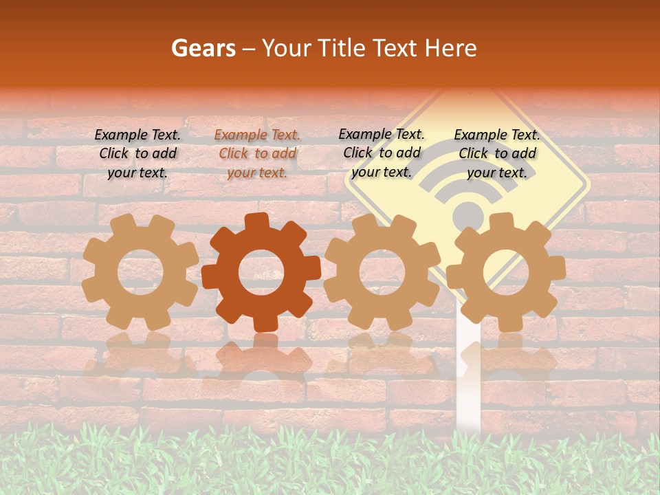 Icon Display Internet PowerPoint Template