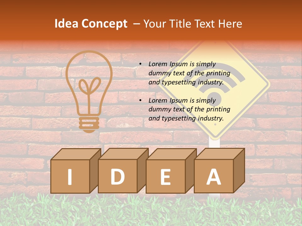 Icon Display Internet PowerPoint Template