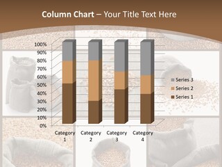 Burlap Corn Sackcloth PowerPoint Template