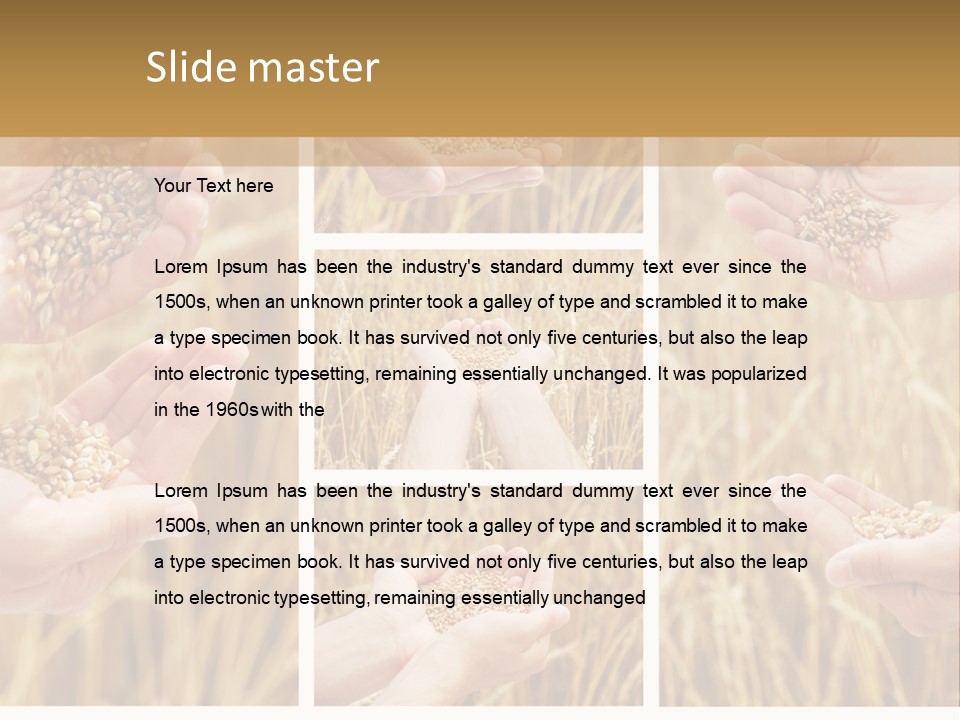 Collage Palm Harvesting PowerPoint Template