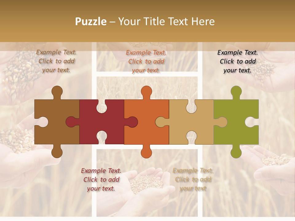 Collage Palm Harvesting PowerPoint Template