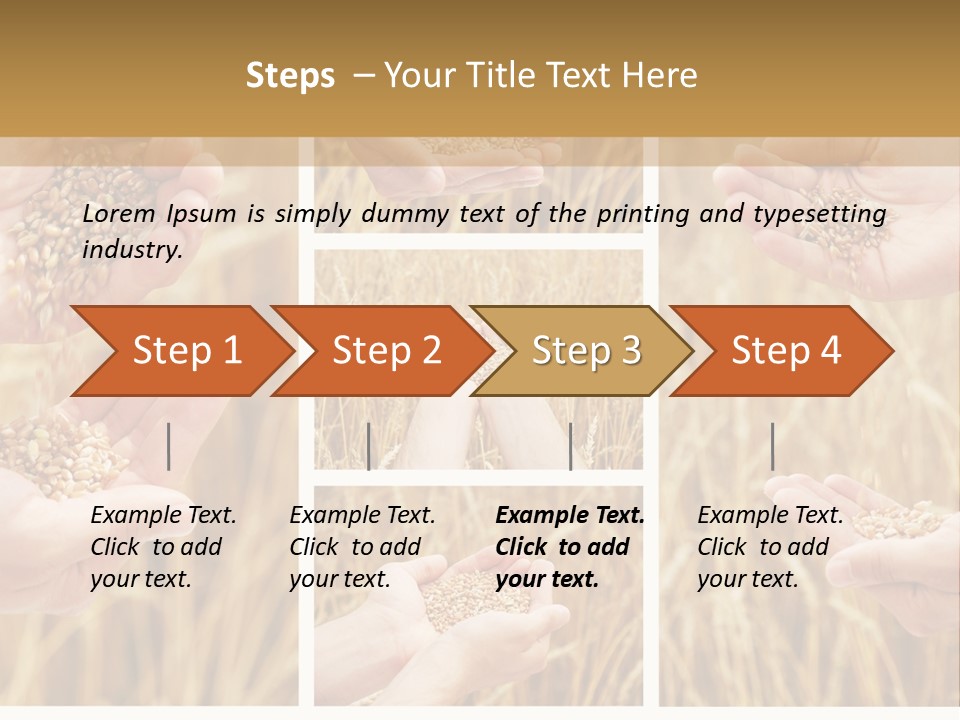Collage Palm Harvesting PowerPoint Template