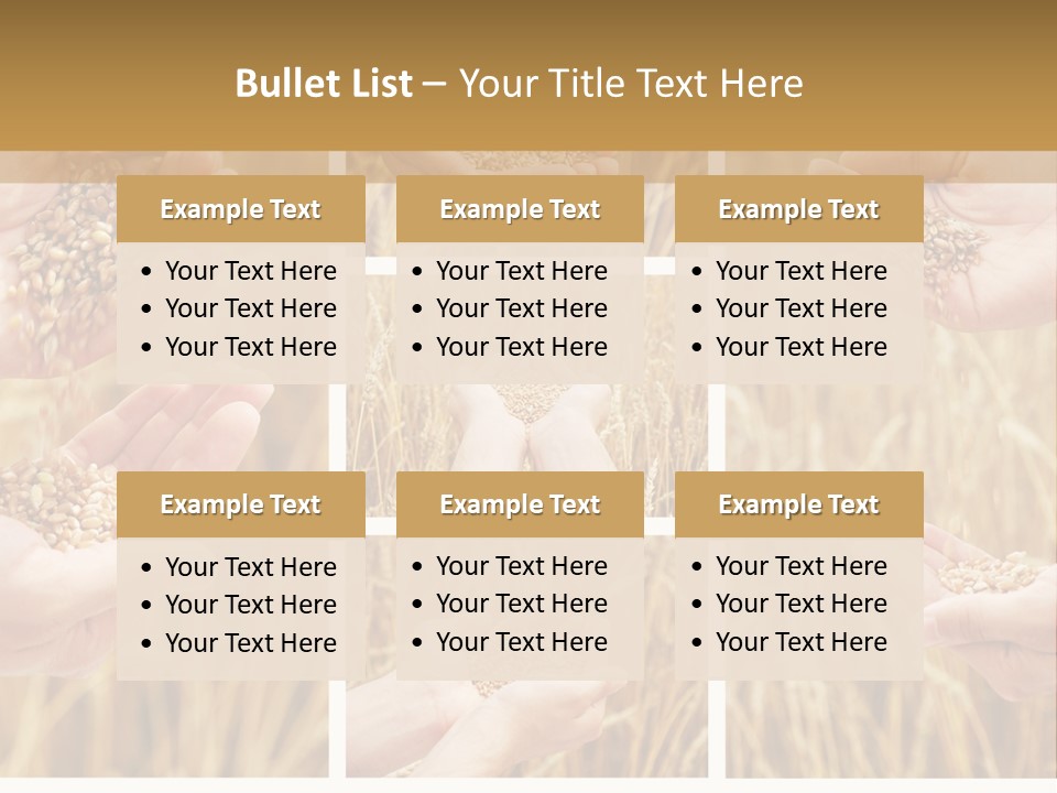 Collage Palm Harvesting PowerPoint Template