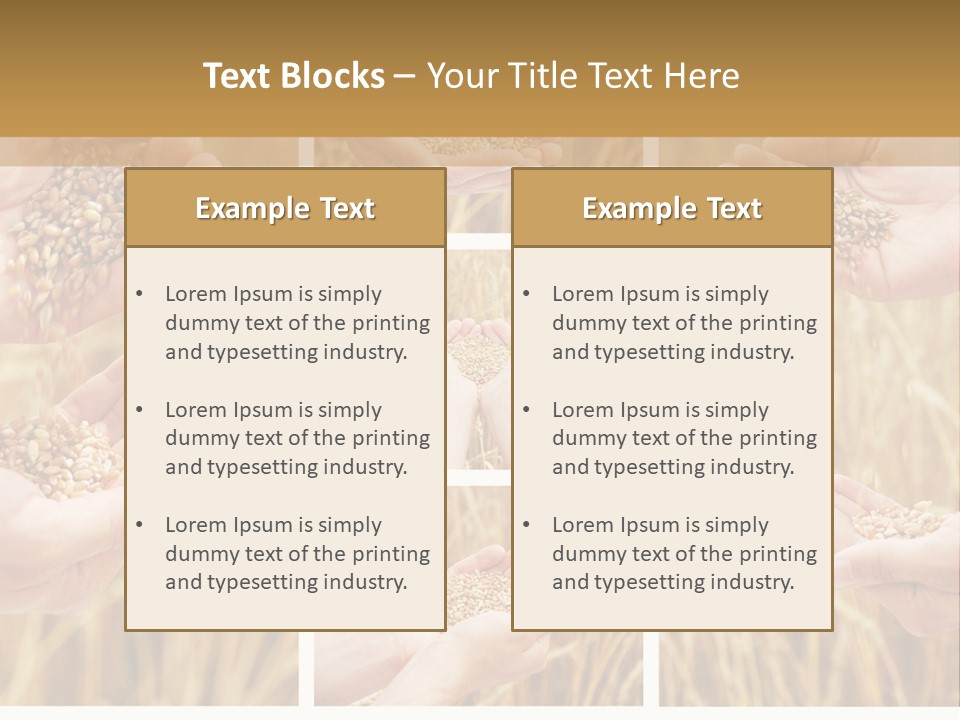 Collage Palm Harvesting PowerPoint Template