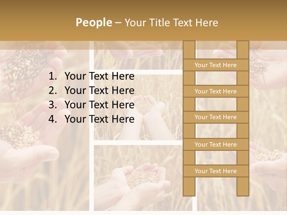 Collage Palm Harvesting PowerPoint Template