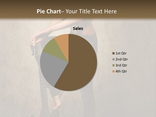 Girl With Guitar PowerPoint Template