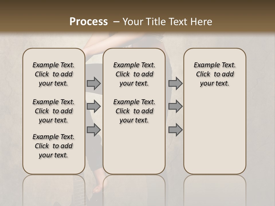 Girl With Guitar PowerPoint Template