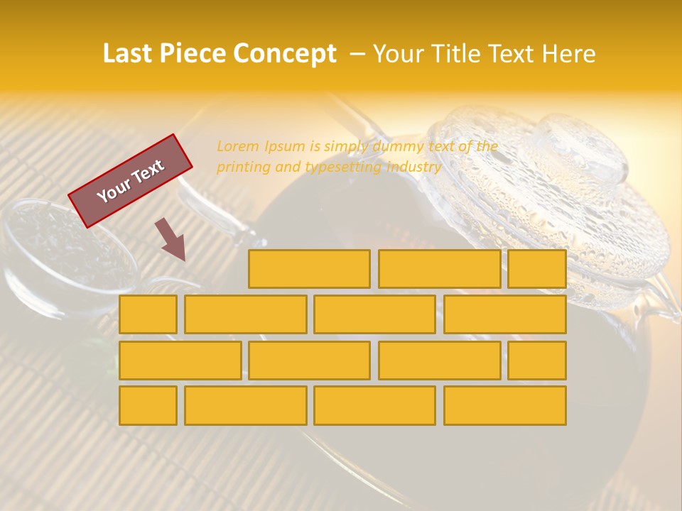 Cup Object Drink PowerPoint Template