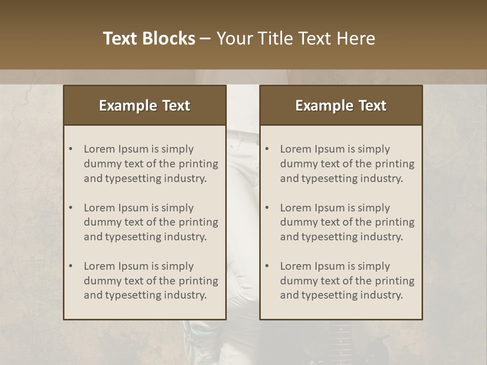 Girl With Guitar PowerPoint Template