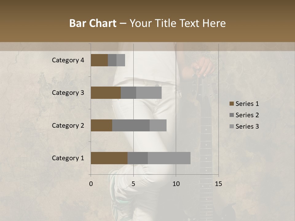 Girl With Guitar PowerPoint Template