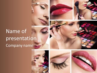 Red Set Glamorous PowerPoint Template