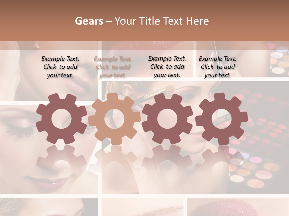 Red Set Glamorous PowerPoint Template