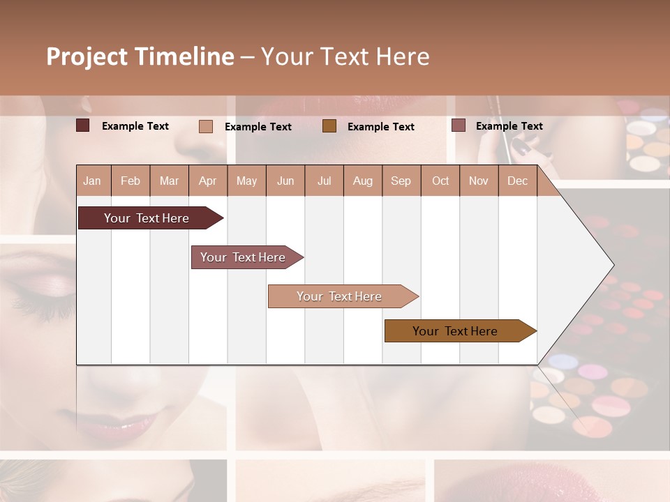 Red Set Glamorous PowerPoint Template