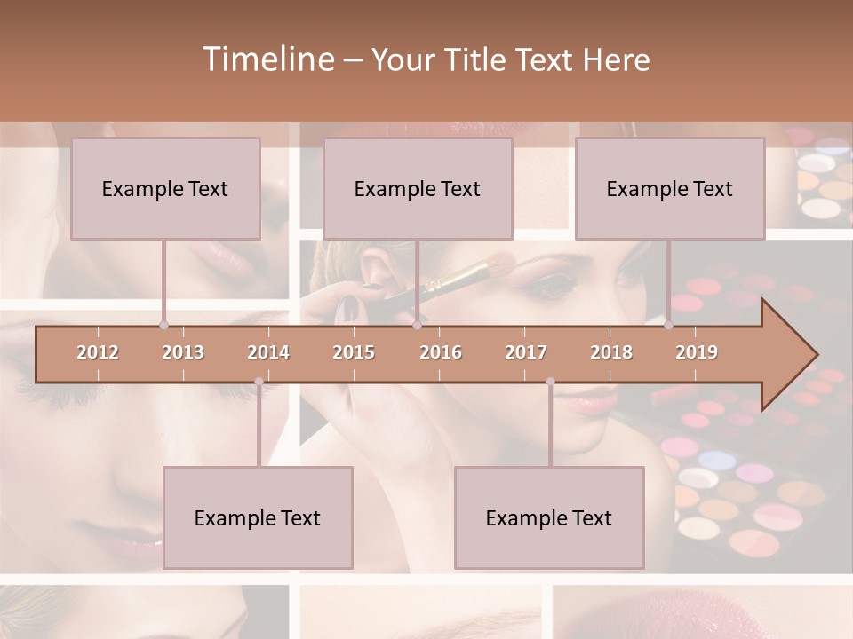 Red Set Glamorous PowerPoint Template