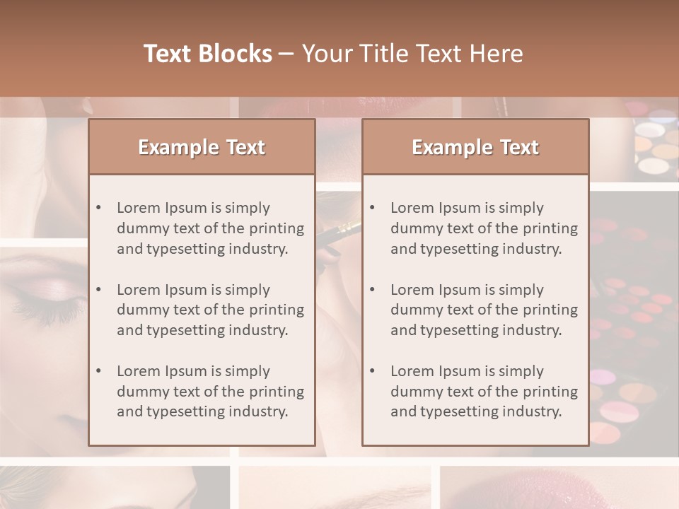 Red Set Glamorous PowerPoint Template