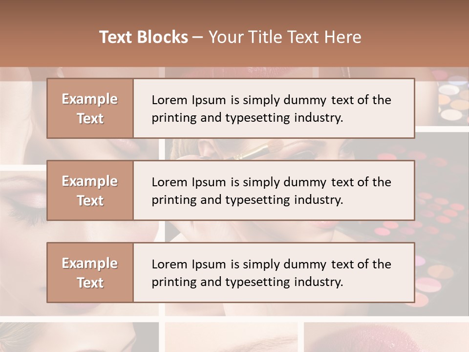 Red Set Glamorous PowerPoint Template
