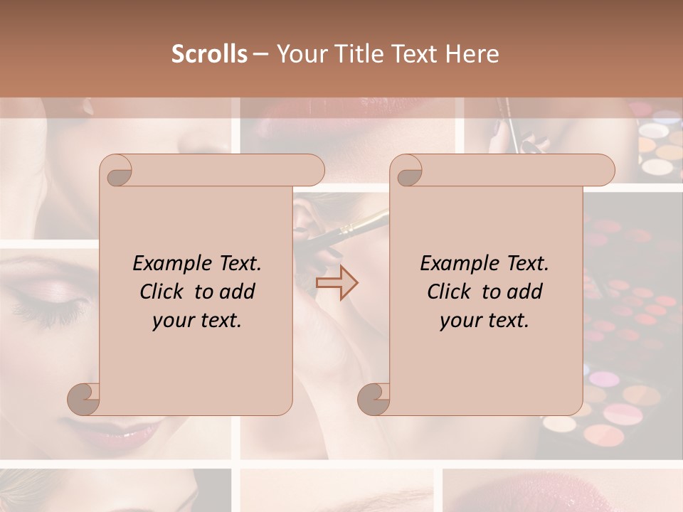 Red Set Glamorous PowerPoint Template