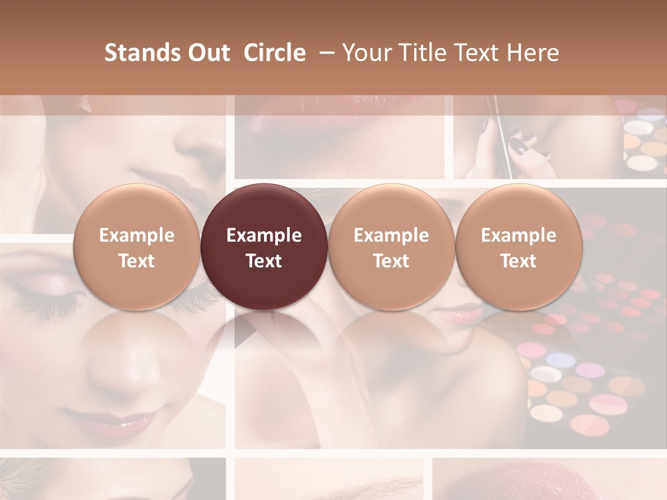 Red Set Glamorous PowerPoint Template