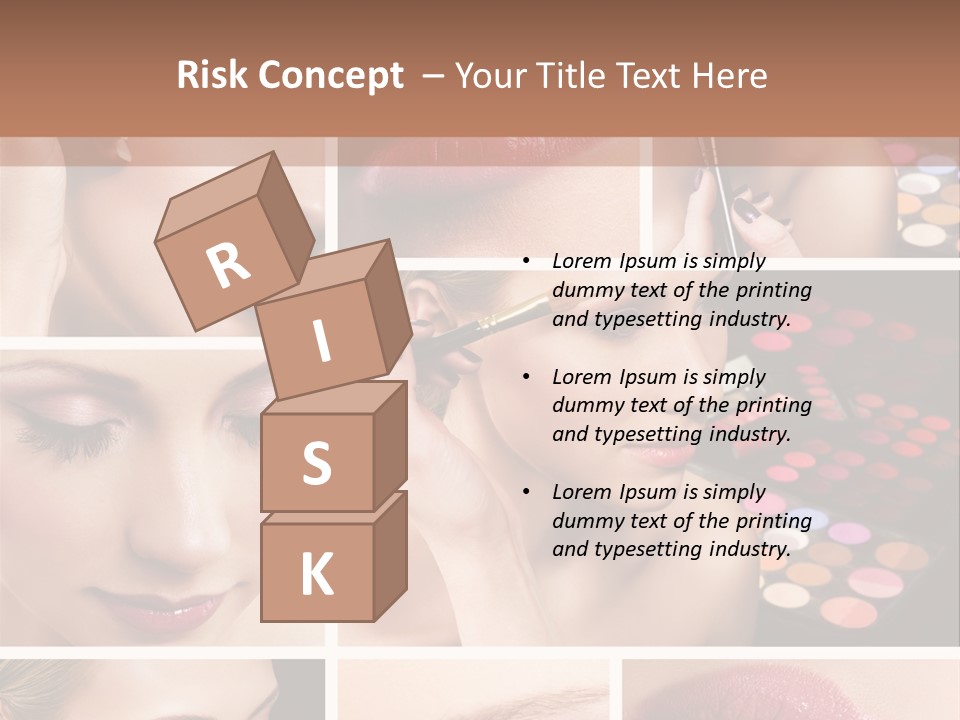 Red Set Glamorous PowerPoint Template