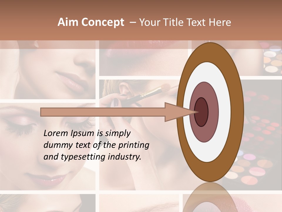 Red Set Glamorous PowerPoint Template