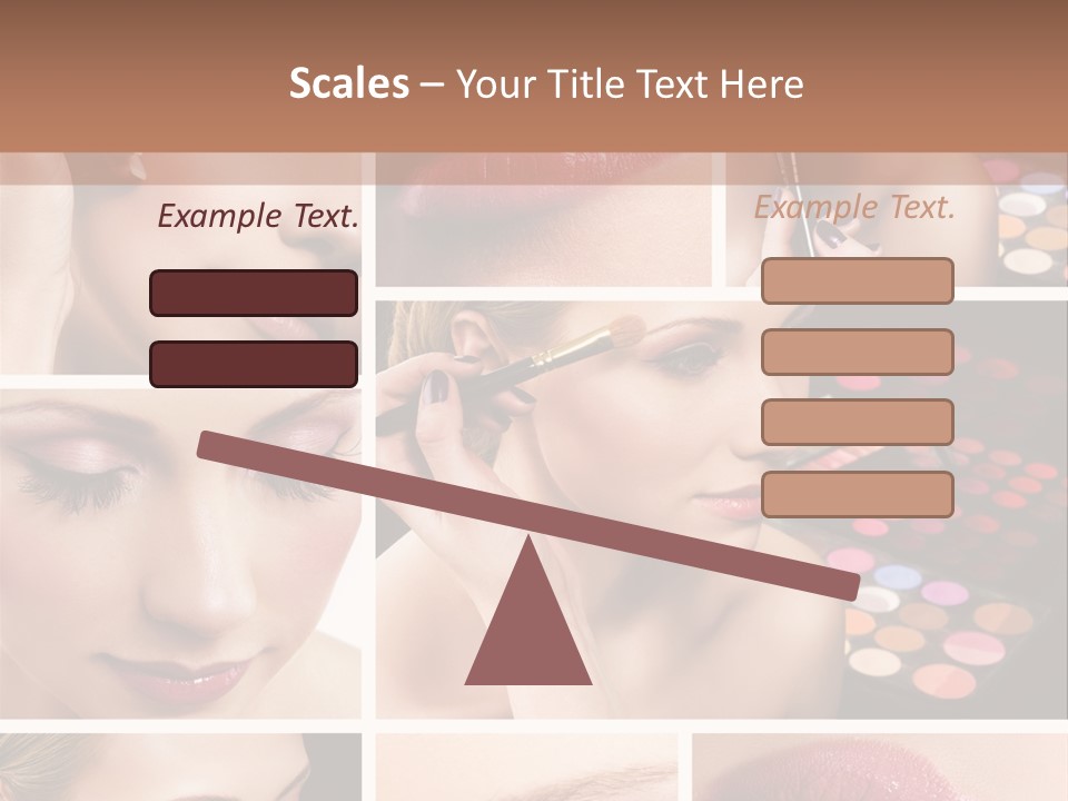 Red Set Glamorous PowerPoint Template