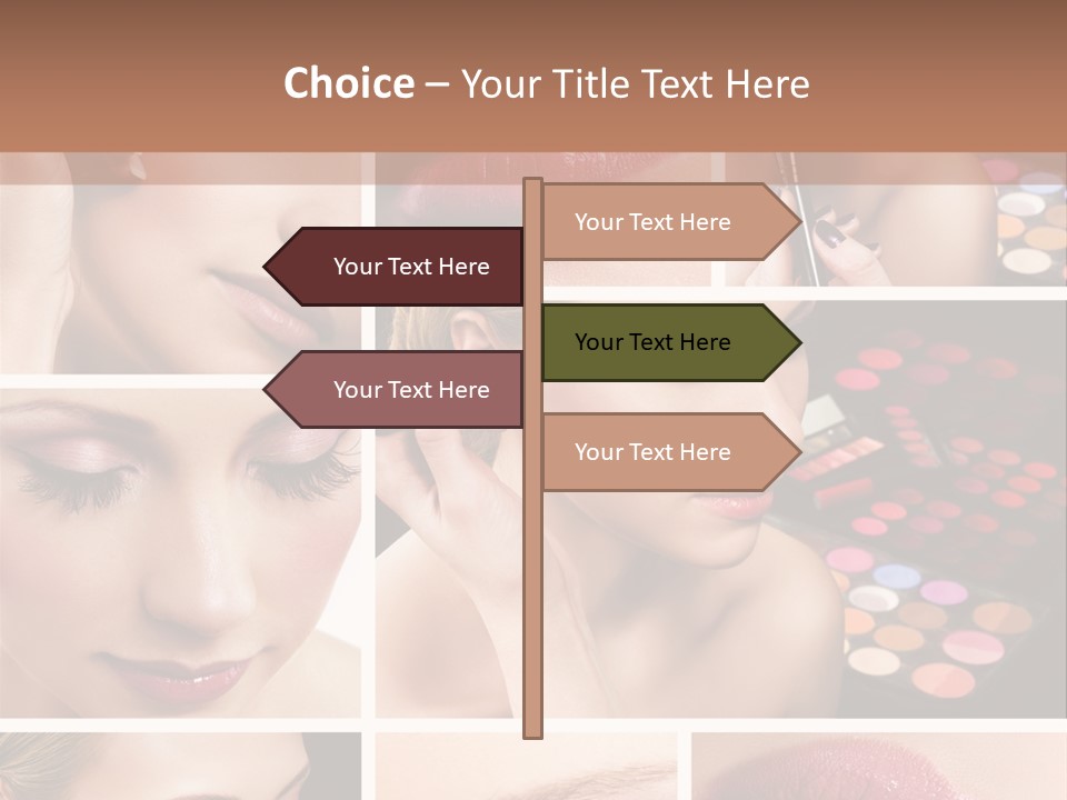 Red Set Glamorous PowerPoint Template