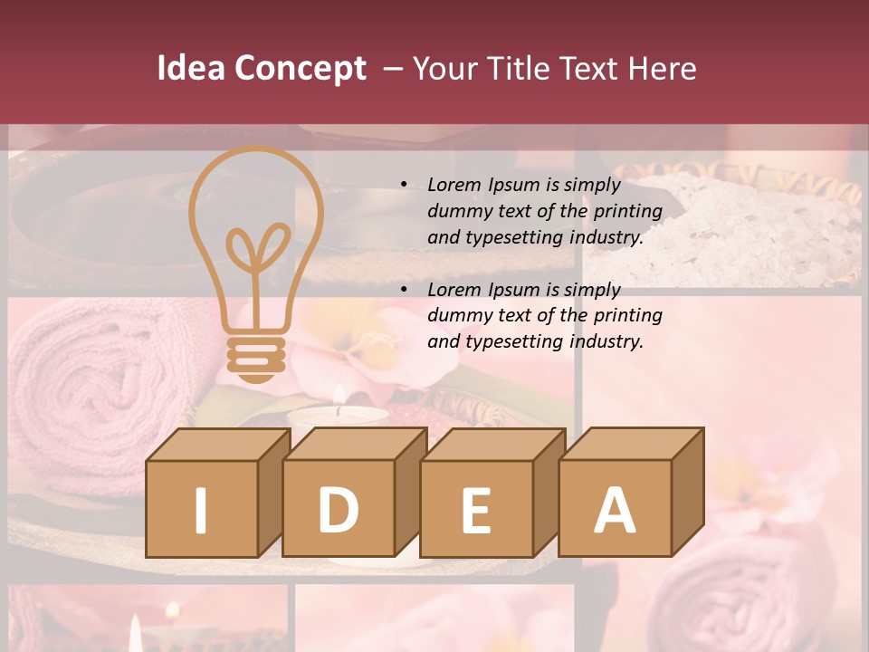 Relax Treatment Soap PowerPoint Template