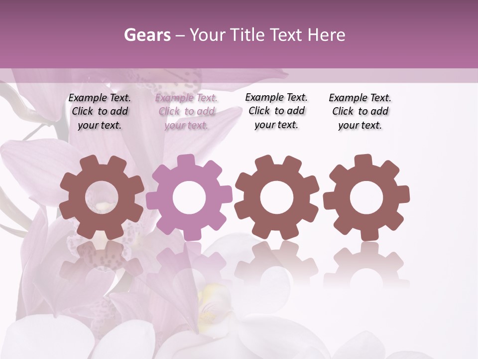 Beautiful Flowers Hd PowerPoint Template