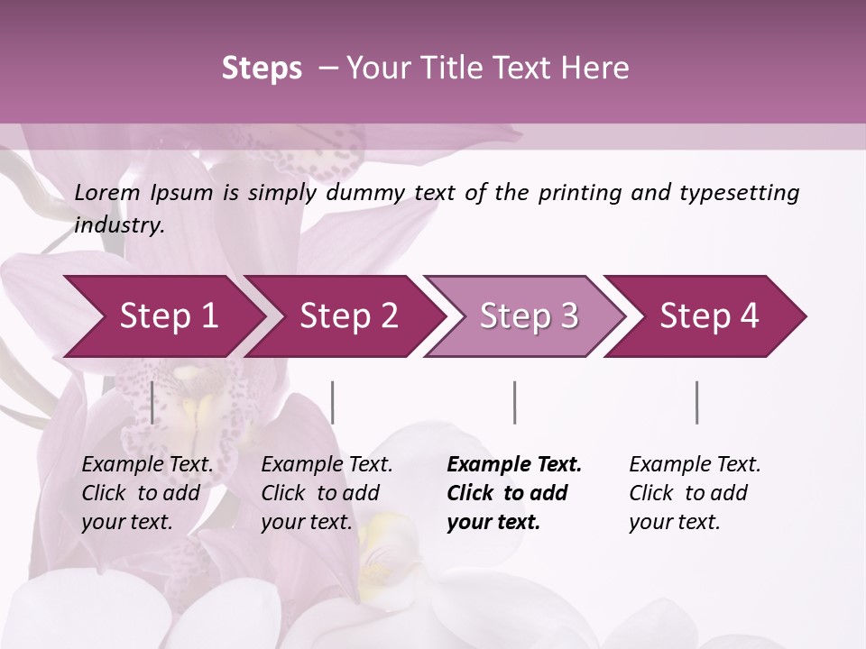 Beautiful Flowers Hd PowerPoint Template